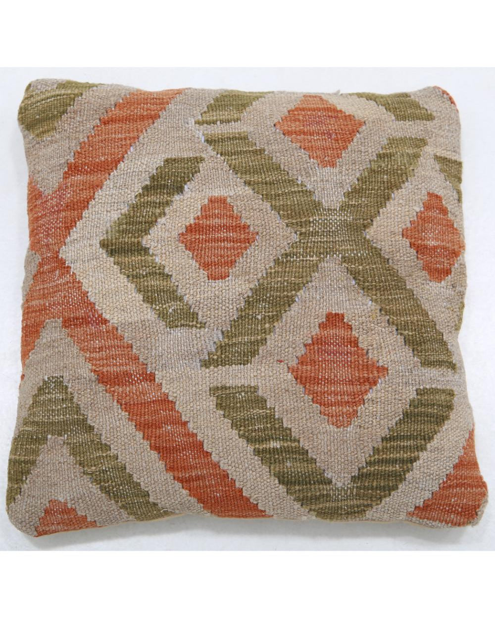 Hand Woven Tribal  Wool Pillow - 1'5'' x 1'5''