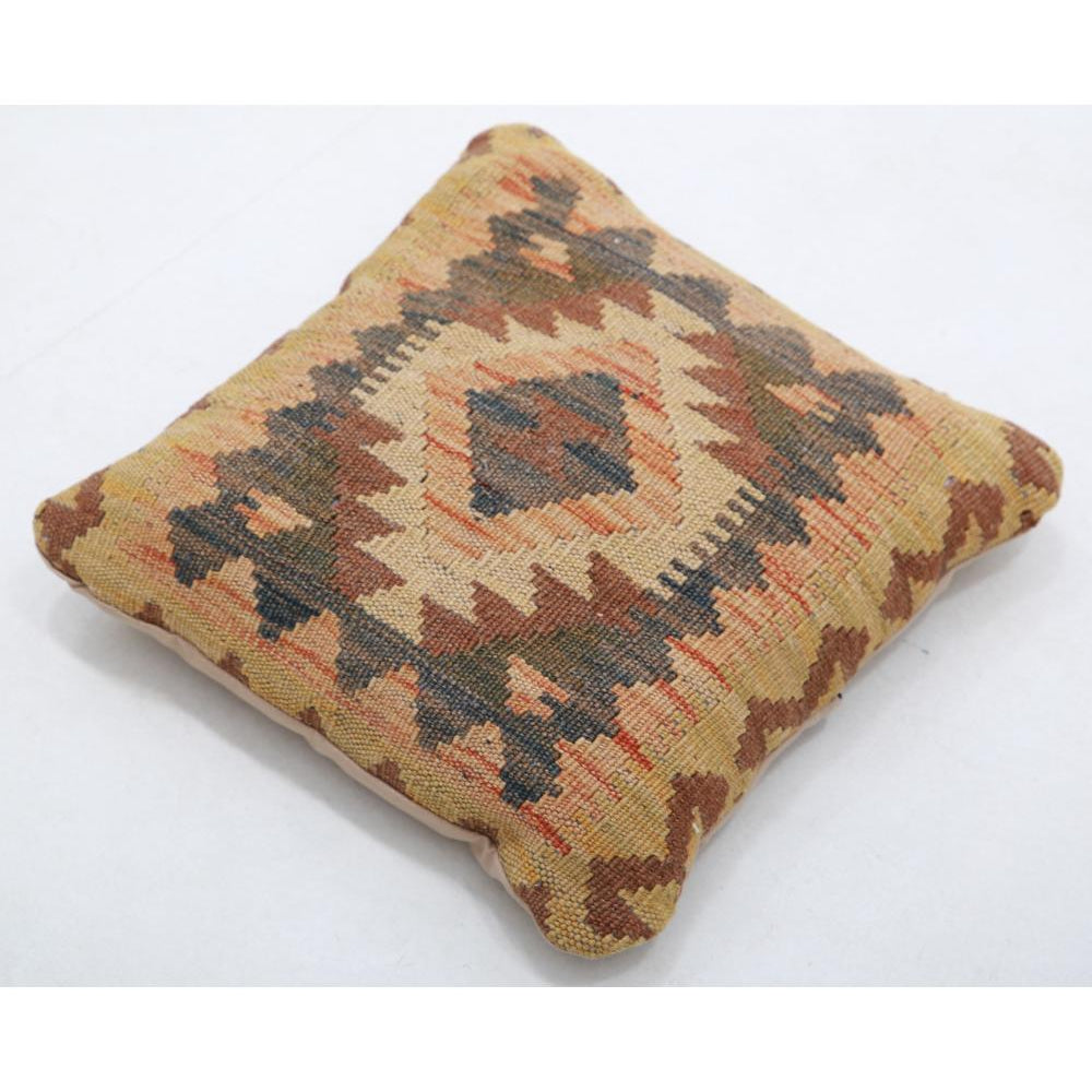 Hand Woven Tribal  Wool Pillow - 1'5'' x 1'5''