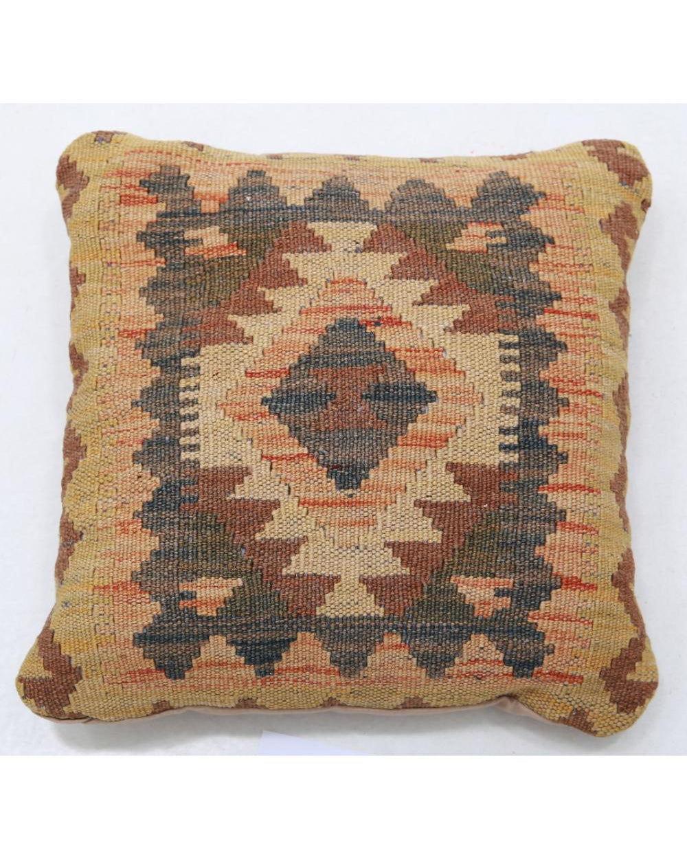 Hand Woven Tribal  Wool Pillow - 1'5'' x 1'5''