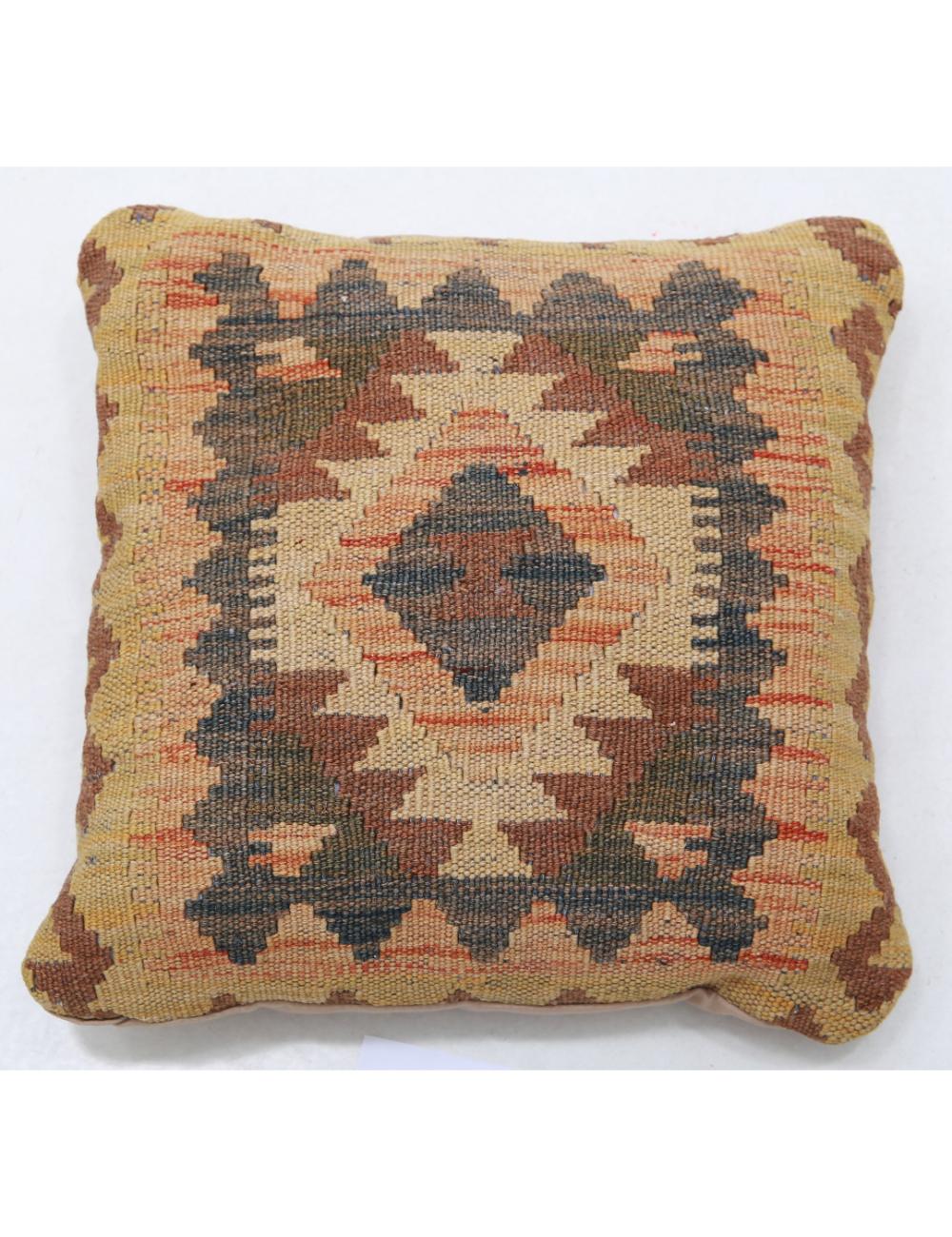 Hand Woven Tribal  Wool Pillow - 1'5'' x 1'5''