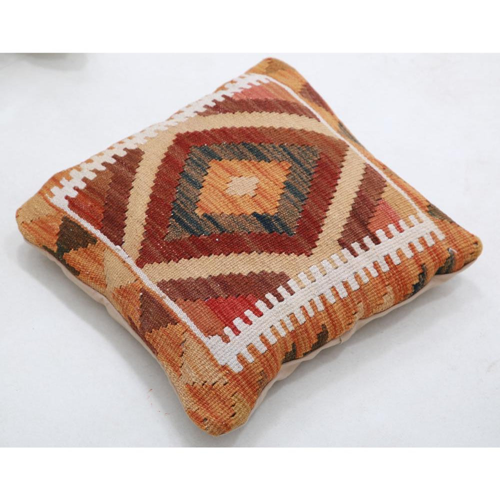 Hand Woven Tribal  Wool Pillow - 1'5'' x 1'5''