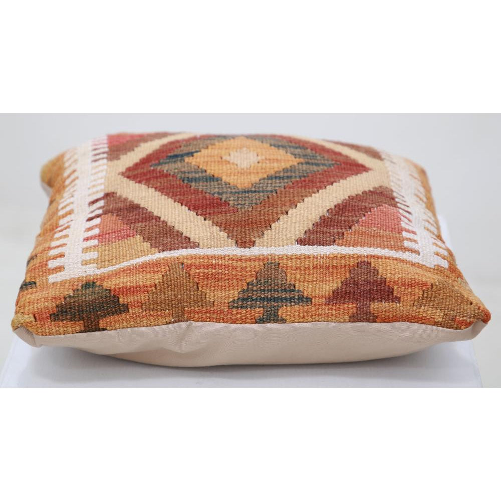 Hand Woven Tribal  Wool Pillow - 1'5'' x 1'5''