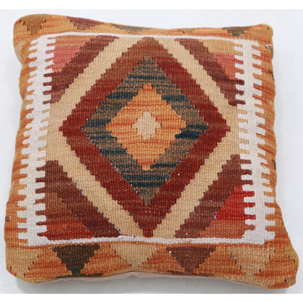 Hand Woven Tribal  Wool Pillow - 1'5'' x 1'5''