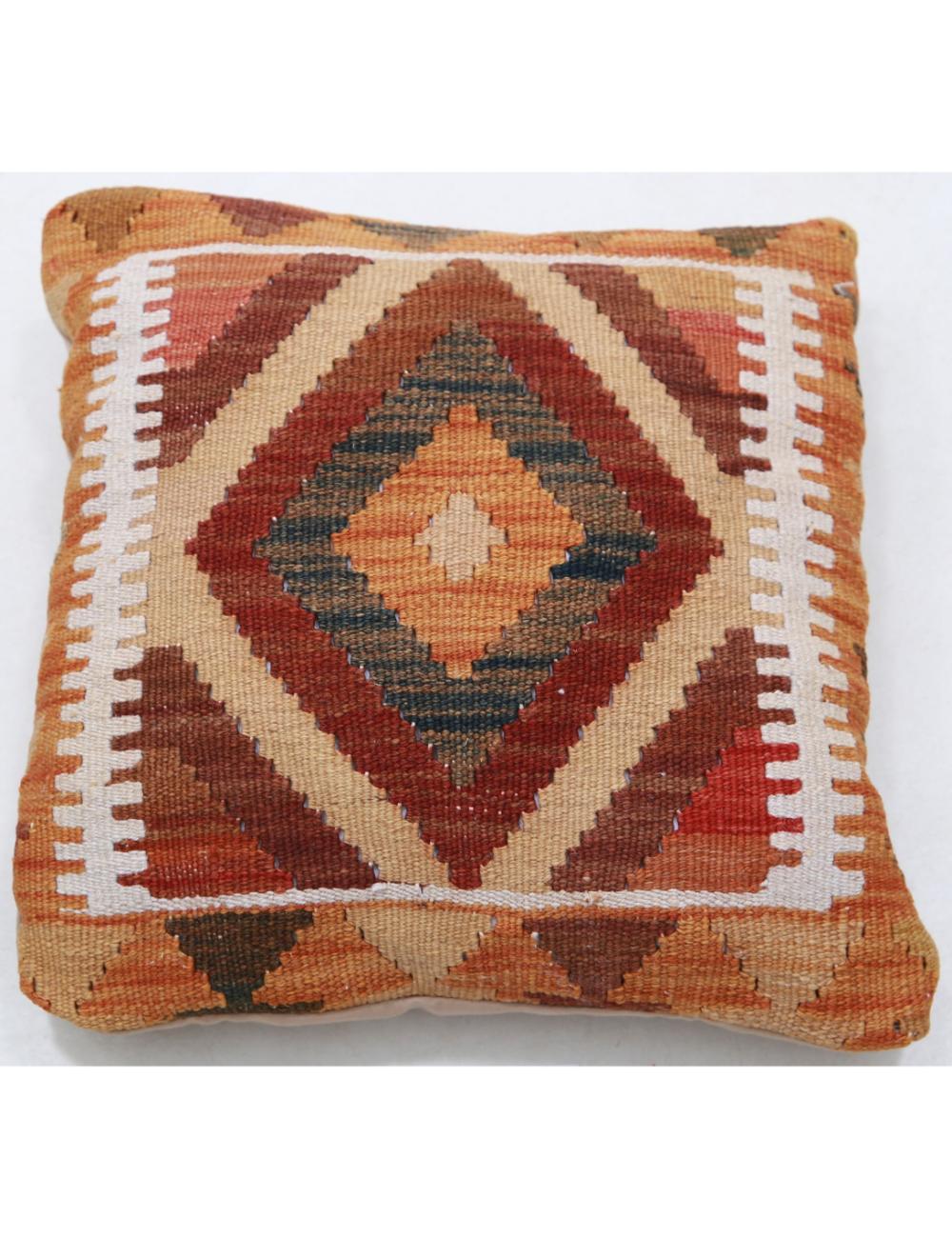 Hand Woven Tribal  Wool Pillow - 1&#39;5&#39;&#39; x 1&#39;5&#39;&#39;