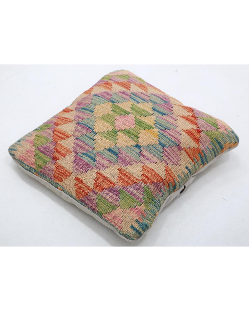 Hand Woven Tribal  Wool Pillow - 1'5'' x 1'5''