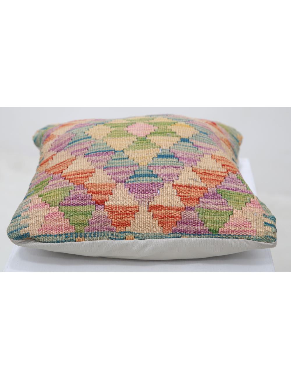 Hand Woven Tribal  Wool Pillow - 1'5'' x 1'5''