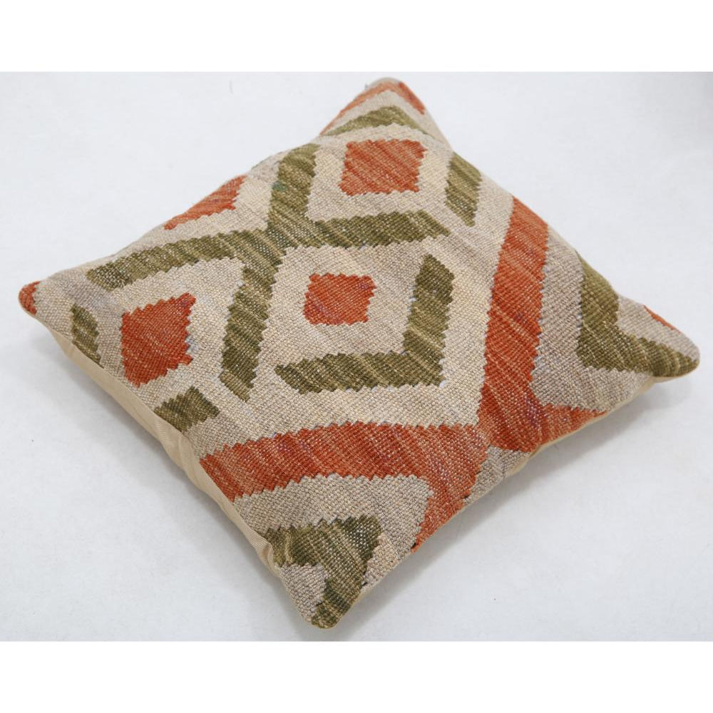 Hand Woven Tribal  Wool Pillow - 1'5'' x 1'5''