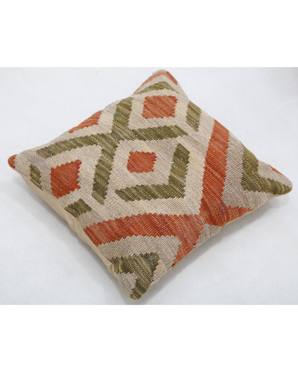 Hand Woven Tribal  Wool Pillow - 1'5'' x 1'5''