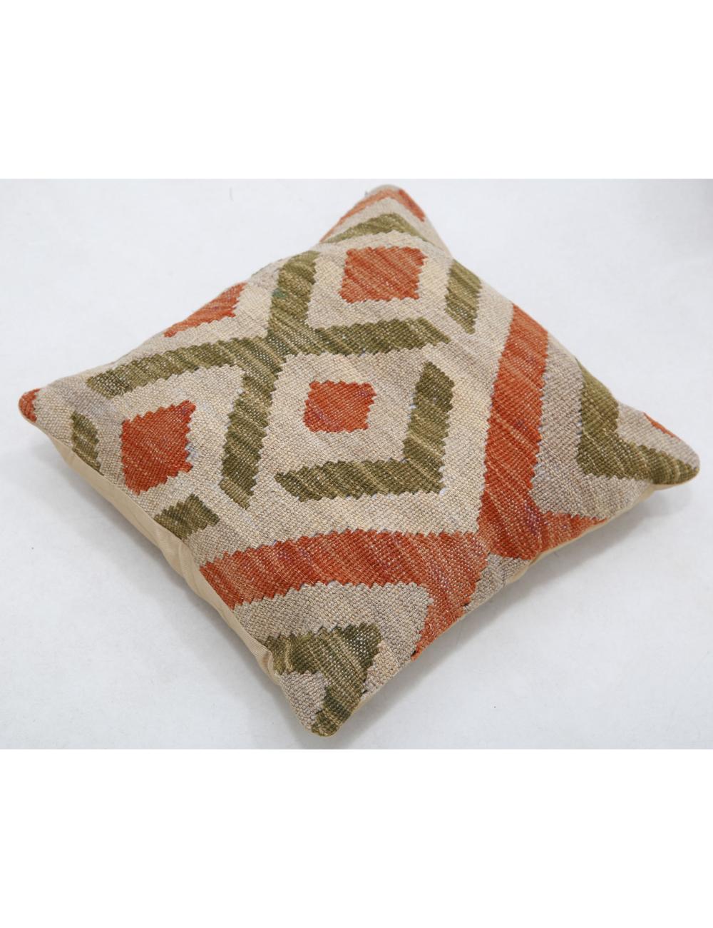 Hand Woven Tribal  Wool Pillow - 1'5'' x 1'5''