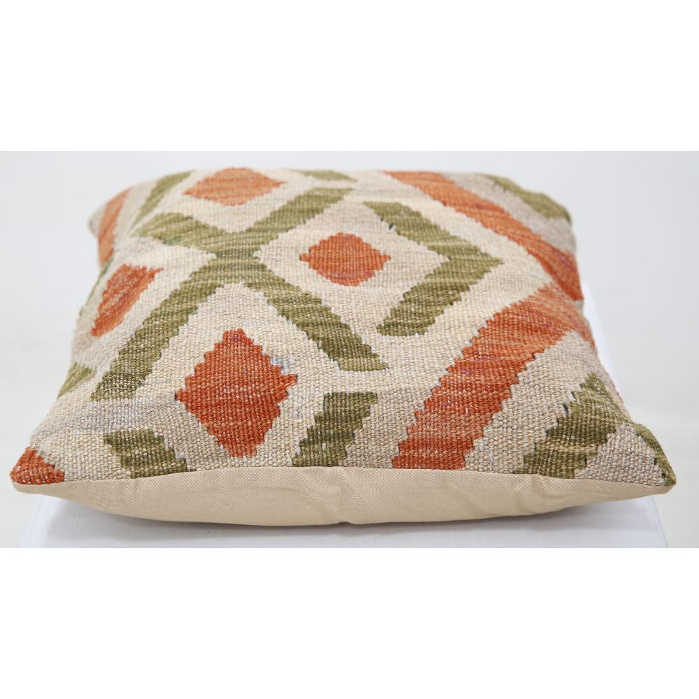 Hand Woven Tribal  Wool Pillow - 1'5'' x 1'5''
