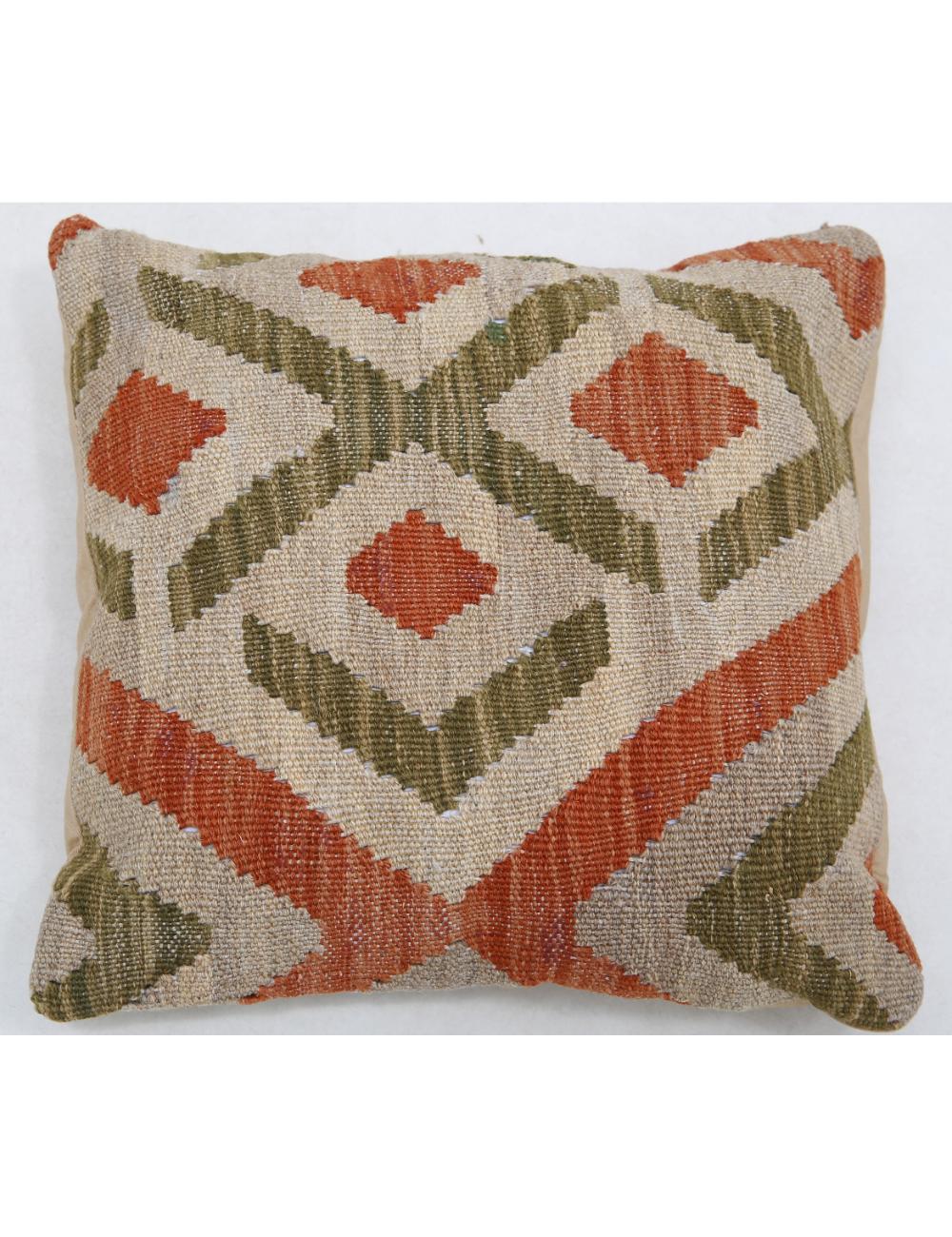 Hand Woven Tribal  Wool Pillow - 1&#39;5&#39;&#39; x 1&#39;5&#39;&#39;