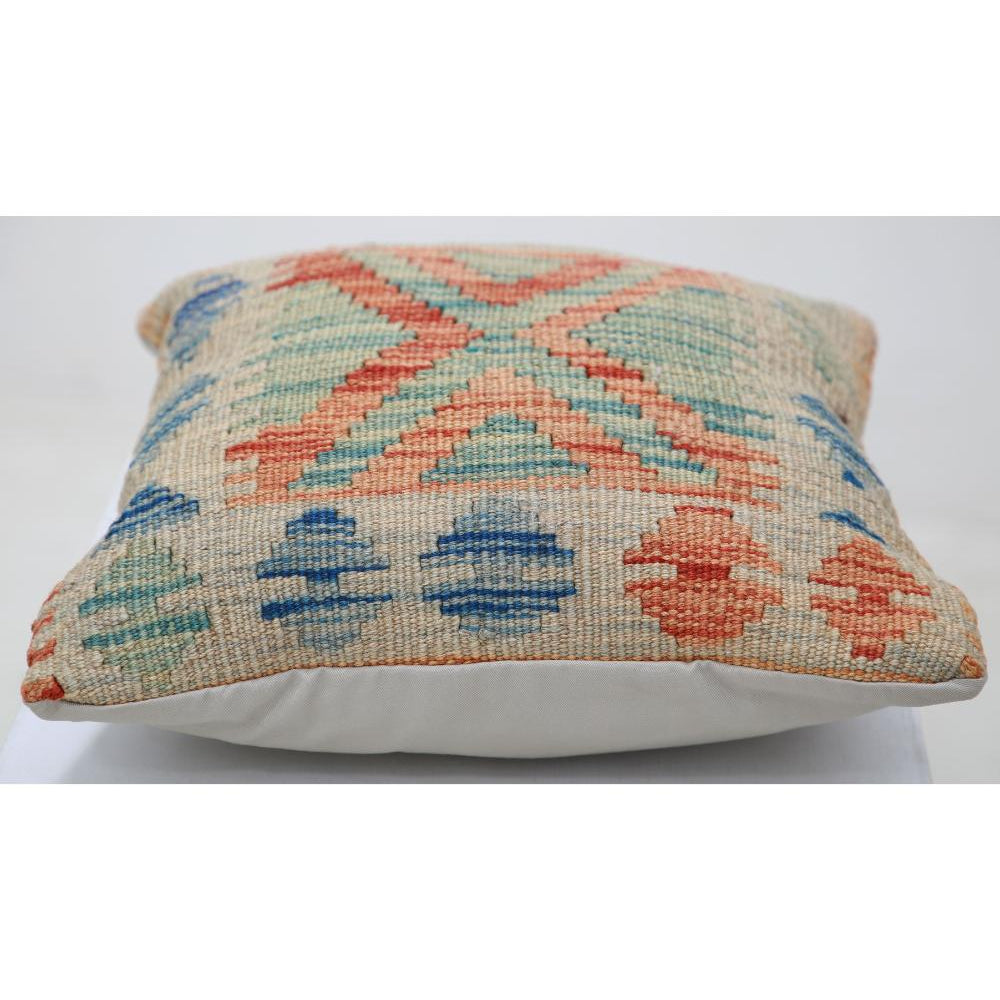 Hand Woven Tribal  Wool Pillow - 1'5'' x 1'5''