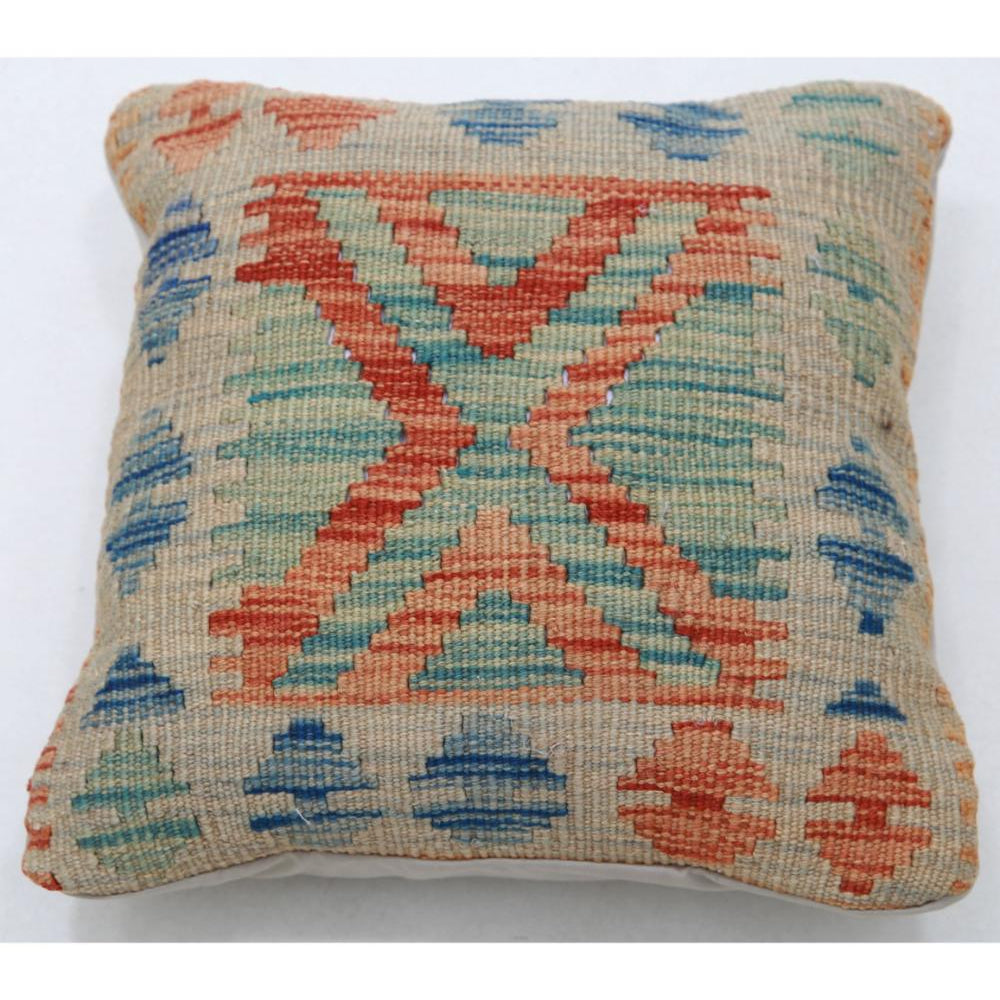Hand Woven Tribal  Wool Pillow - 1'5'' x 1'5''