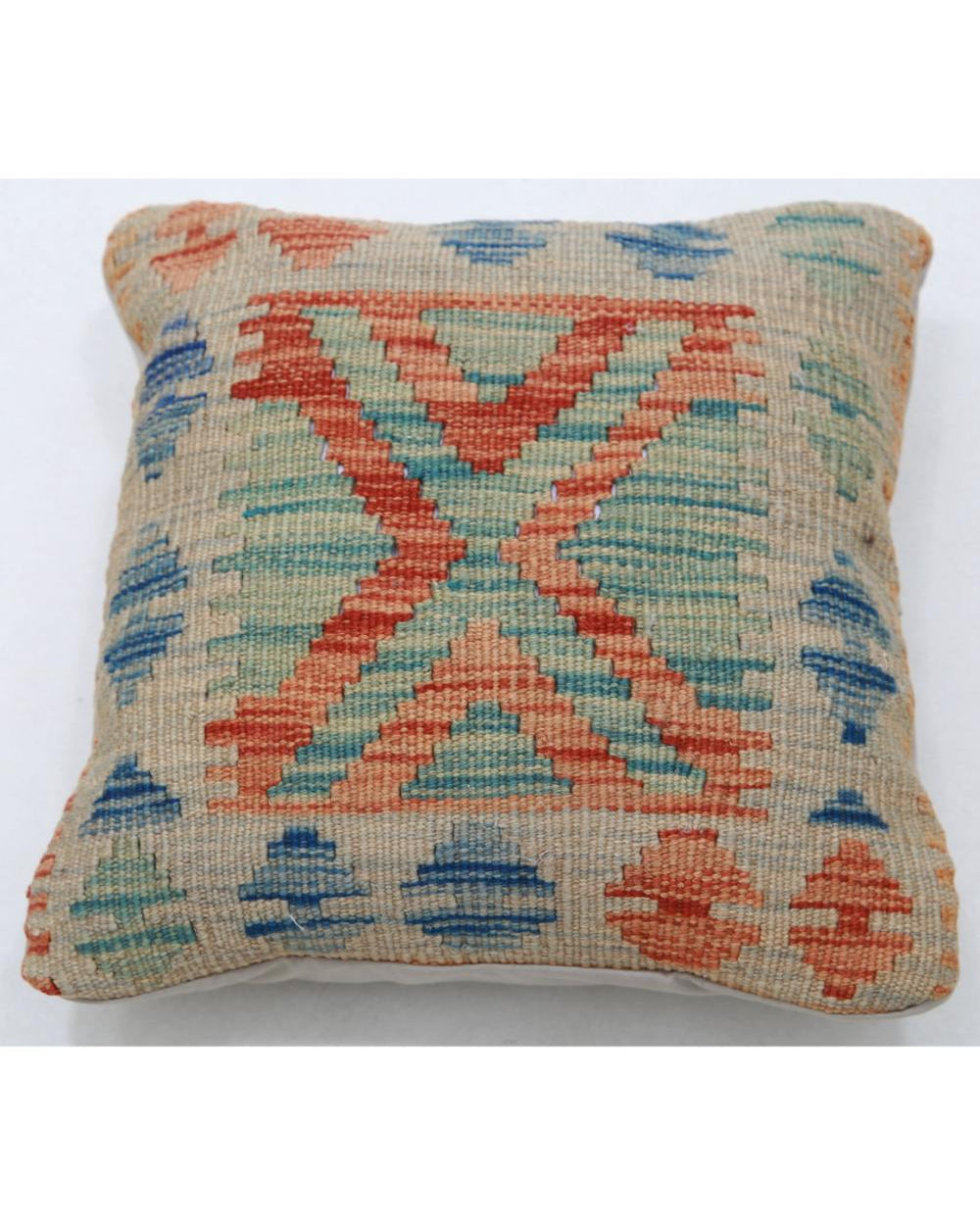 Hand Woven Tribal  Wool Pillow - 1'5'' x 1'5''