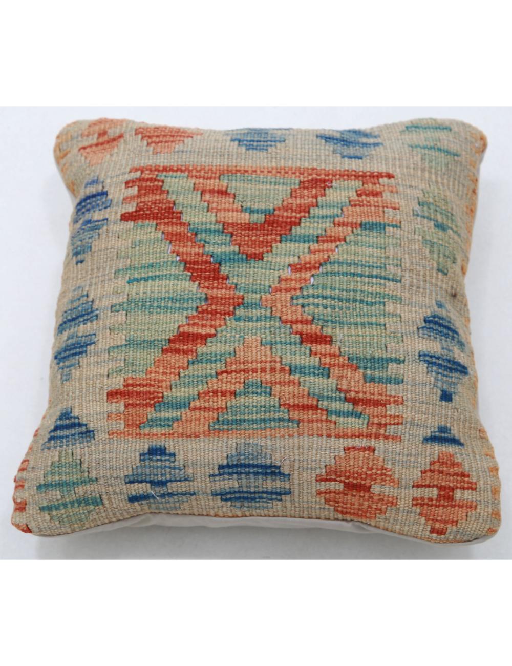 Hand Woven Tribal  Wool Pillow - 1'5'' x 1'5''