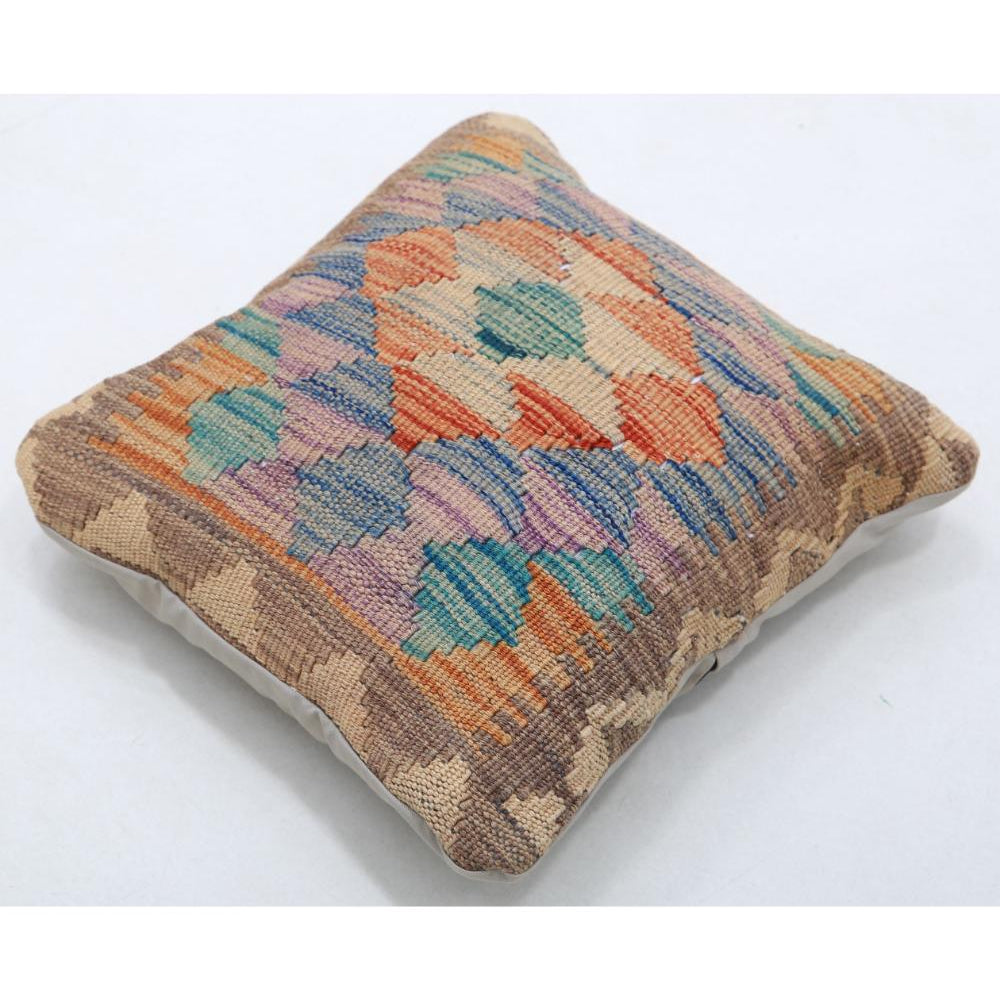 Hand Woven Tribal  Wool Pillow - 1'5'' x 1'5''