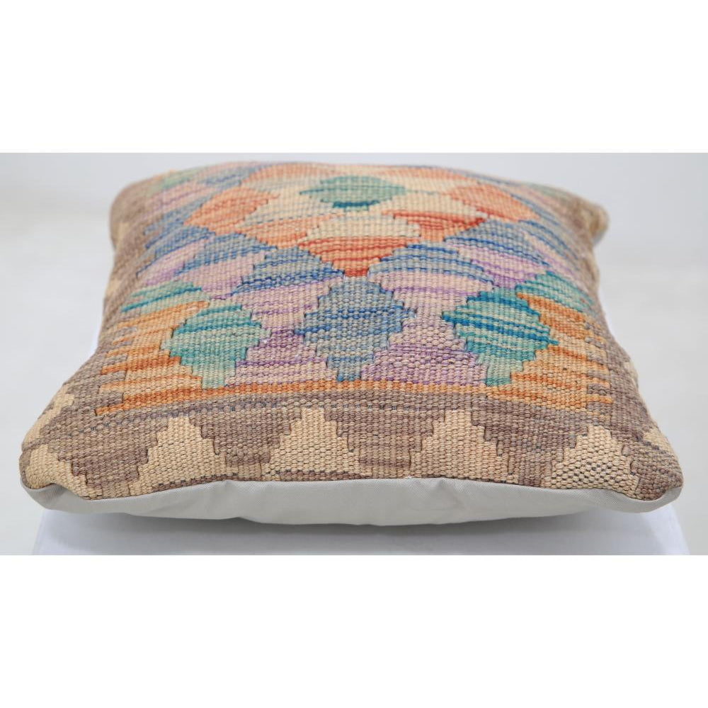 Hand Woven Tribal  Wool Pillow - 1'5'' x 1'5''