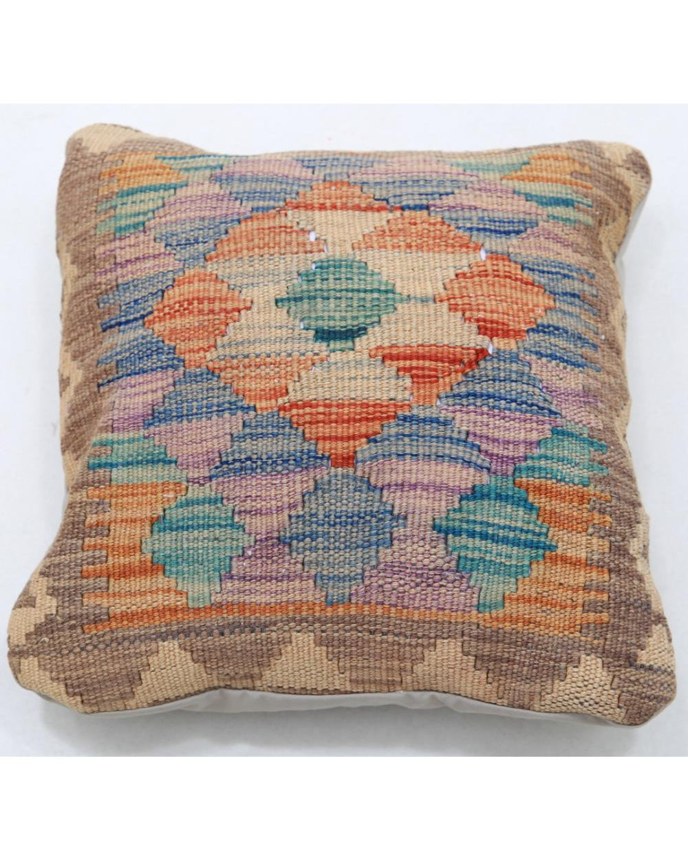 Hand Woven Tribal  Wool Pillow - 1'5'' x 1'5''