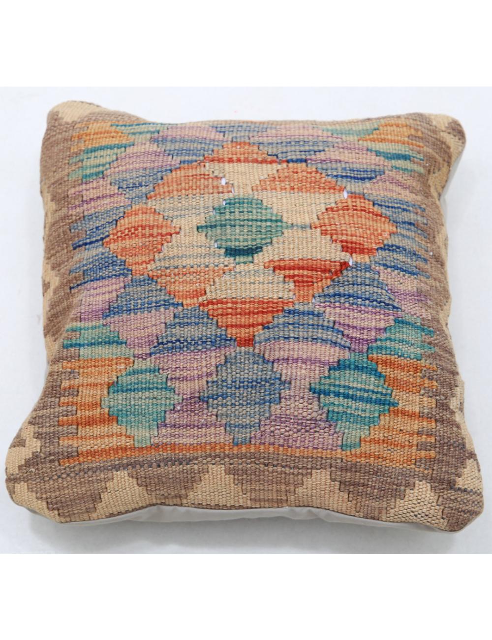 Hand Woven Tribal  Wool Pillow - 1&#39;5&#39;&#39; x 1&#39;5&#39;&#39;