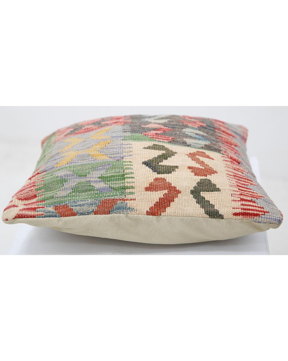 Hand Woven Tribal  Wool Pillow - 1'5'' x 1'5''