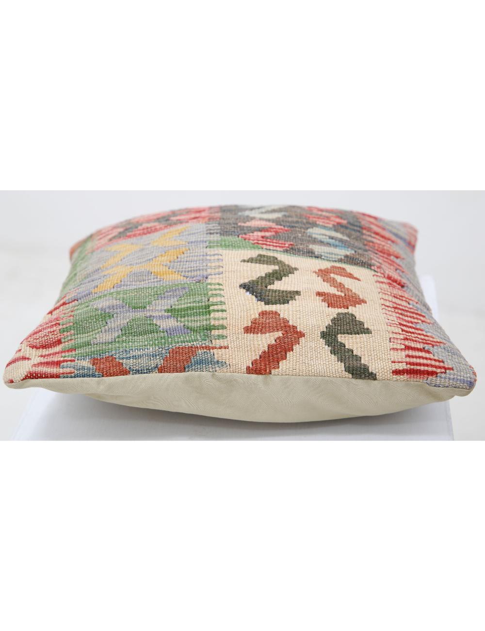 Hand Woven Tribal  Wool Pillow - 1'5'' x 1'5''