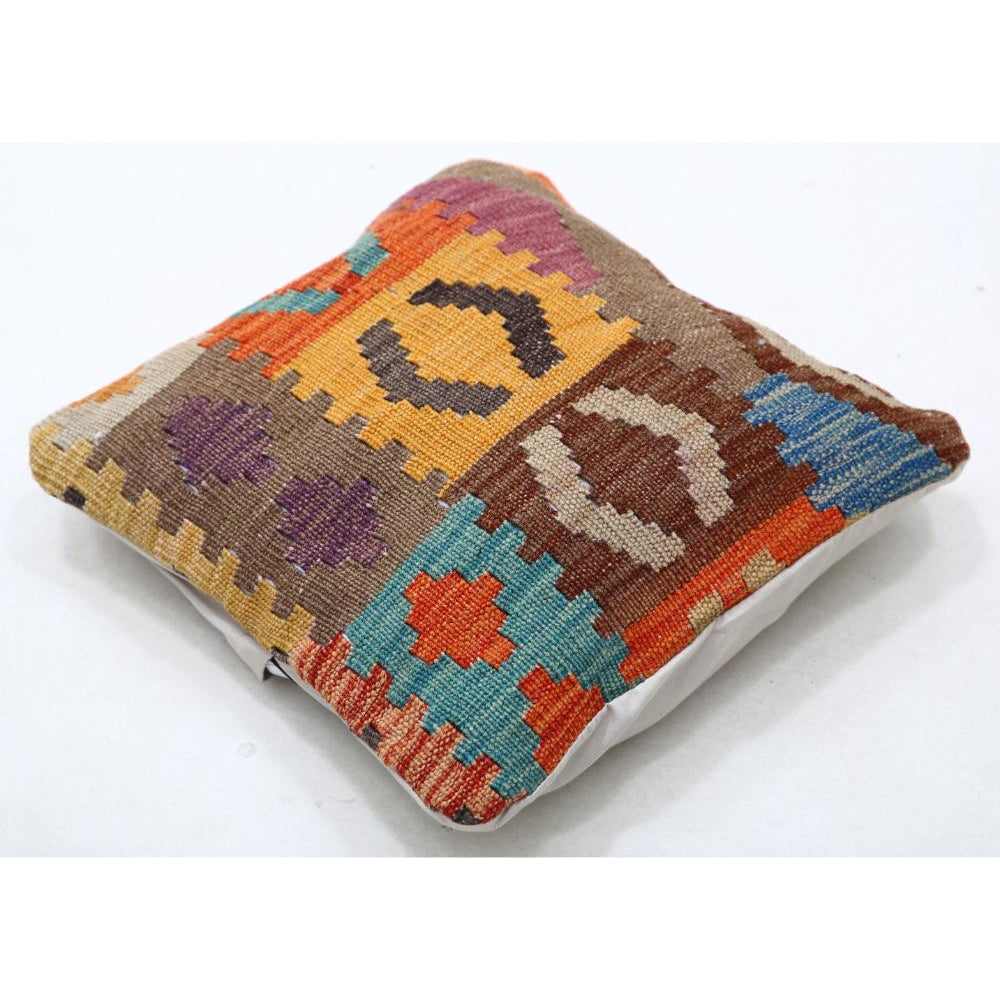 Hand Woven Tribal  Wool Pillow - 1'5'' x 1'5''