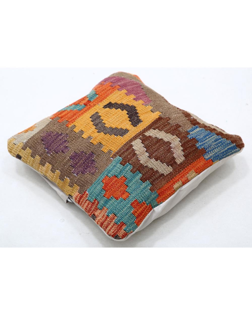 Hand Woven Tribal  Wool Pillow - 1'5'' x 1'5''