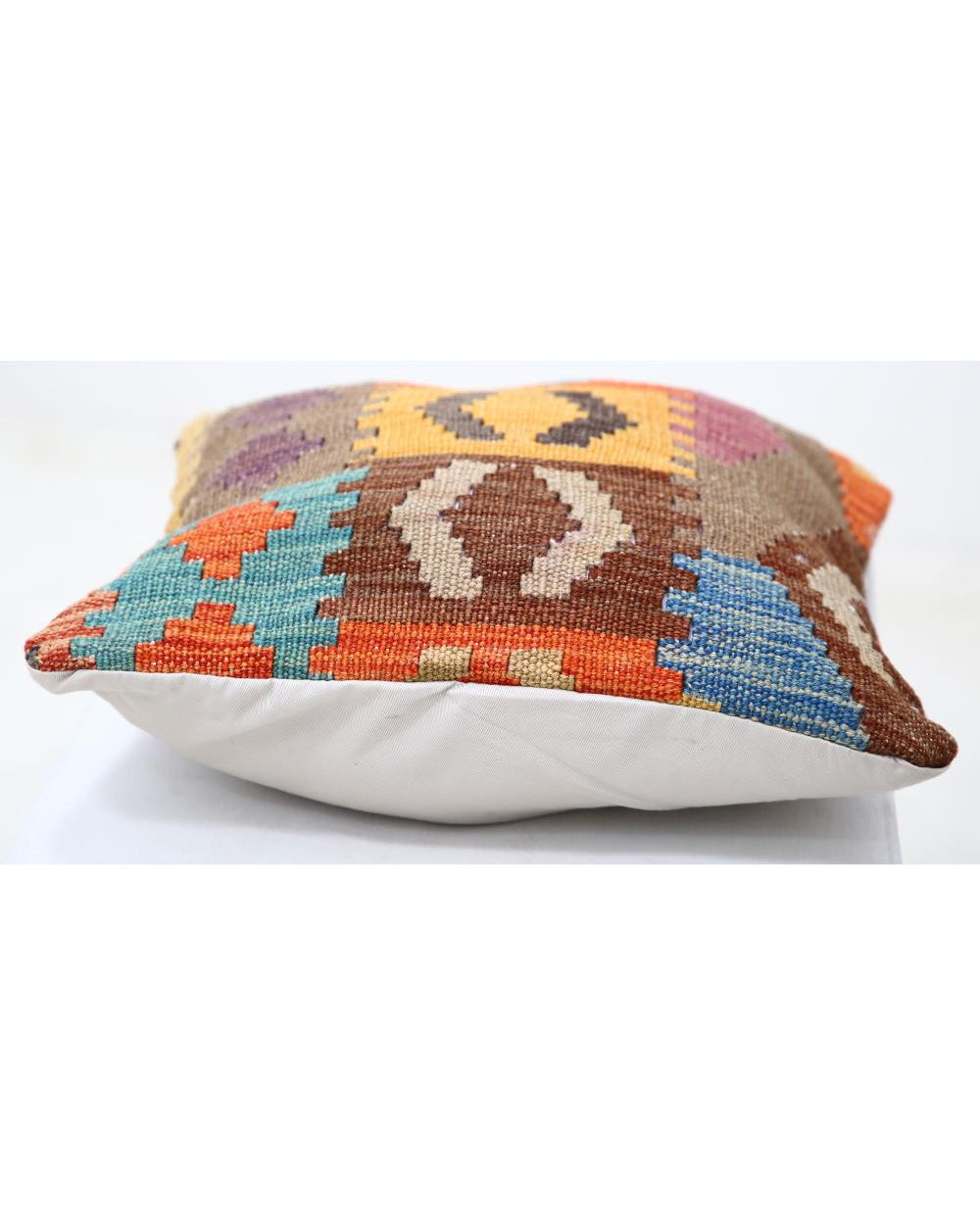 Hand Woven Tribal  Wool Pillow - 1'5'' x 1'5''