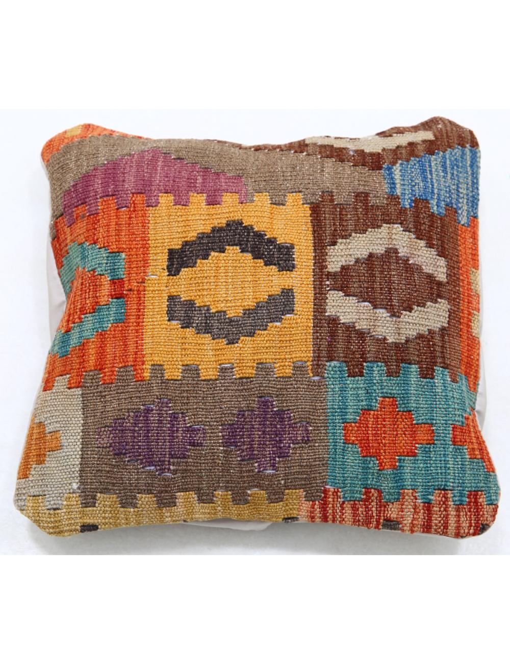 Hand Woven Tribal  Wool Pillow - 1&#39;5&#39;&#39; x 1&#39;5&#39;&#39;