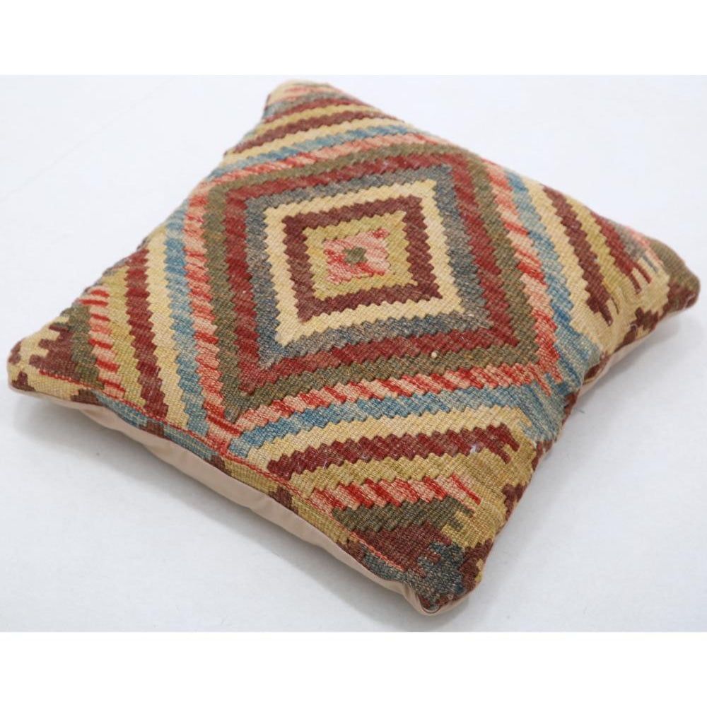 Hand Woven Tribal  Wool Pillow - 1'5'' x 1'5''