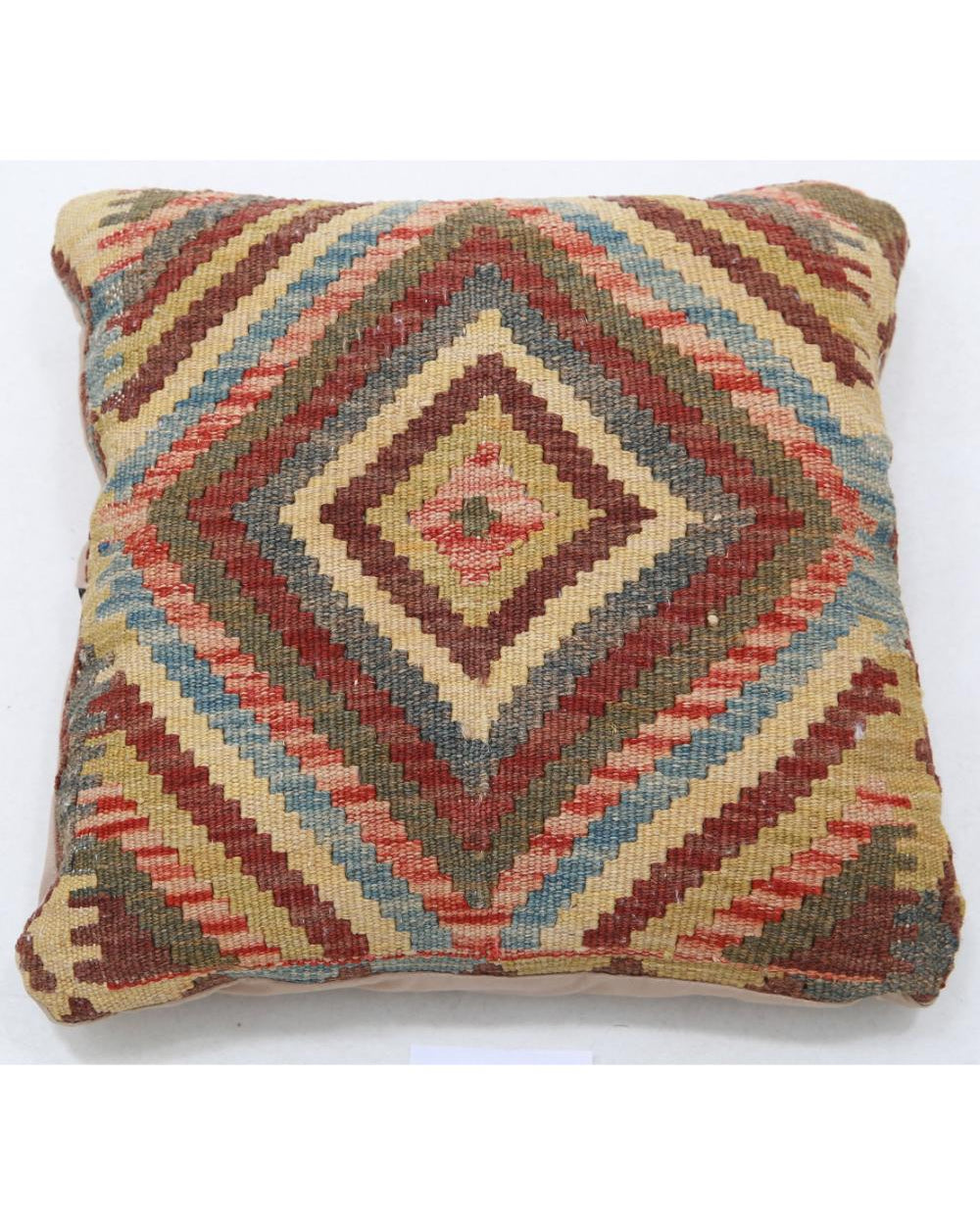 Hand Woven Tribal  Wool Pillow - 1'5'' x 1'5''