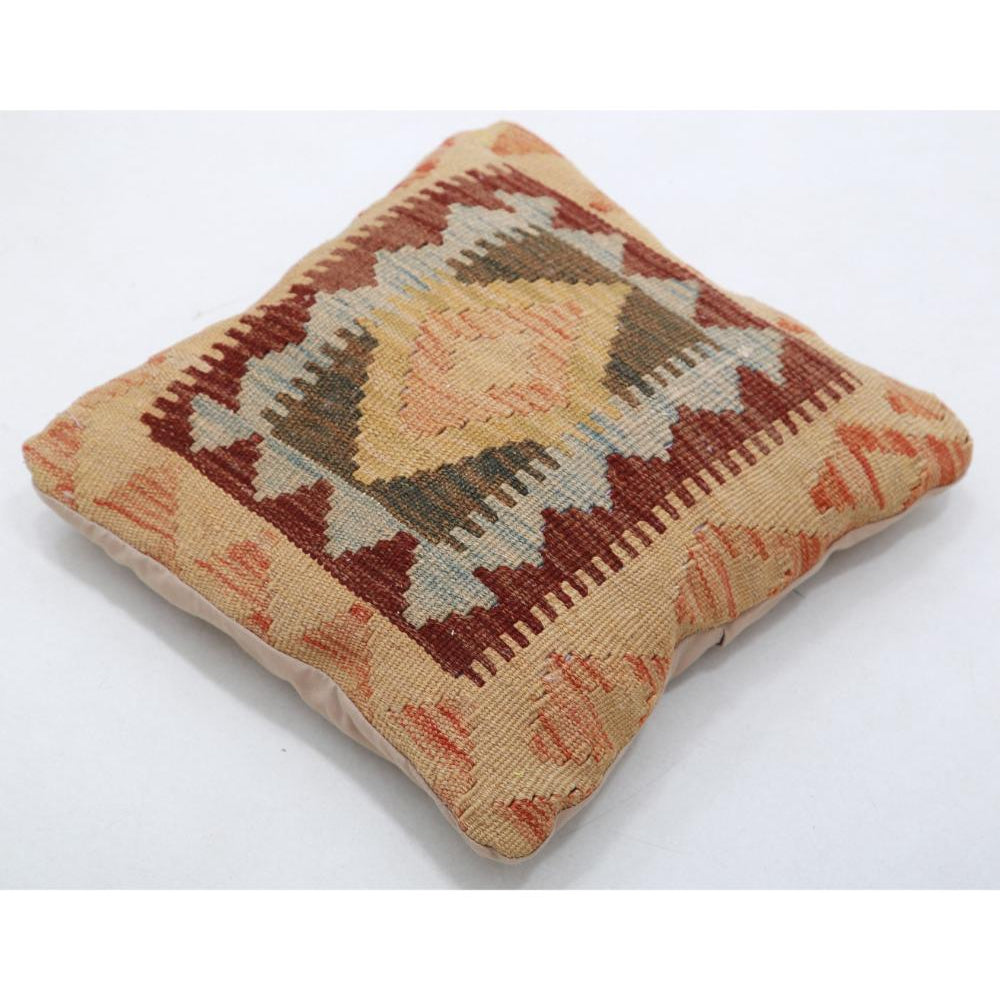 Hand Woven Tribal  Wool Pillow - 1'5'' x 1'5''