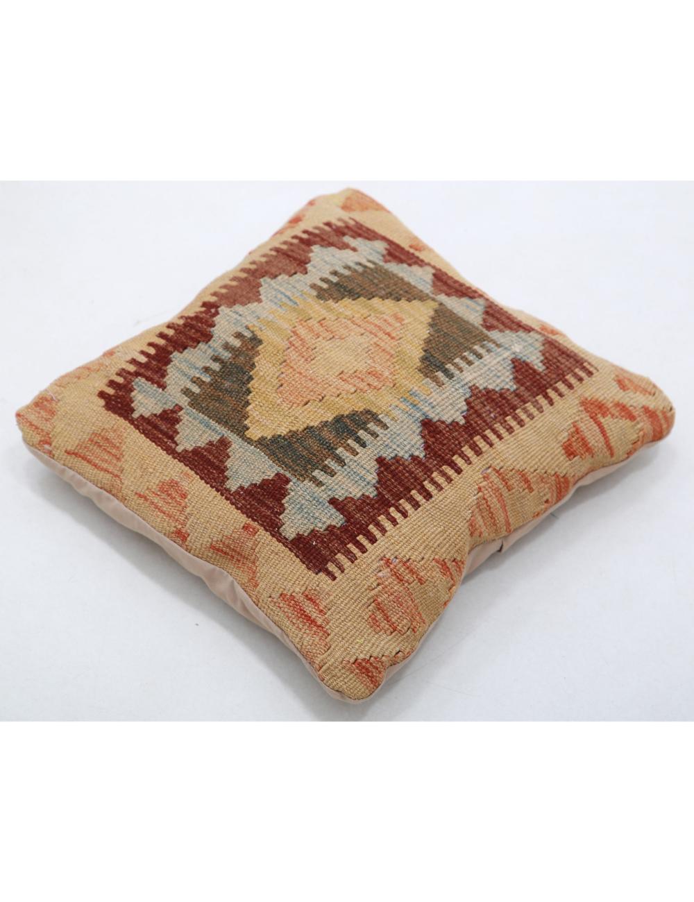 Hand Woven Tribal  Wool Pillow - 1'5'' x 1'5''