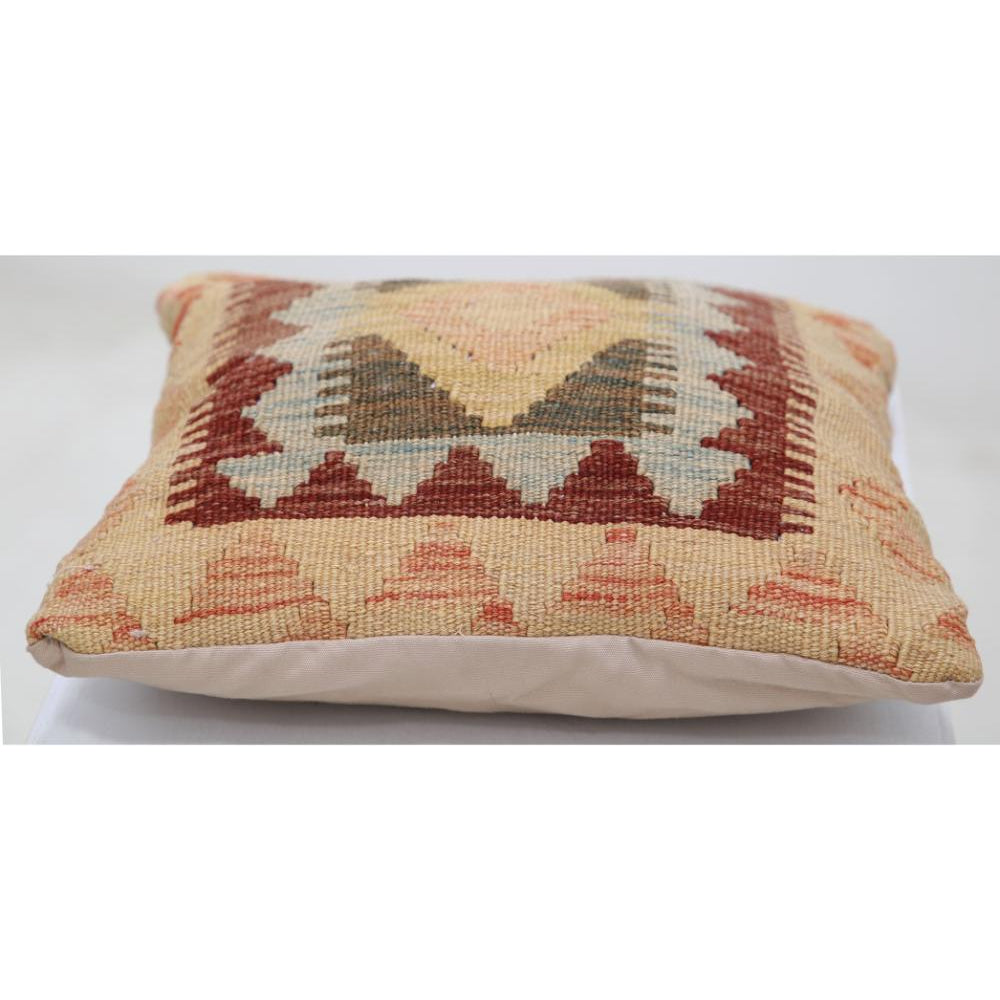 Hand Woven Tribal  Wool Pillow - 1'5'' x 1'5''