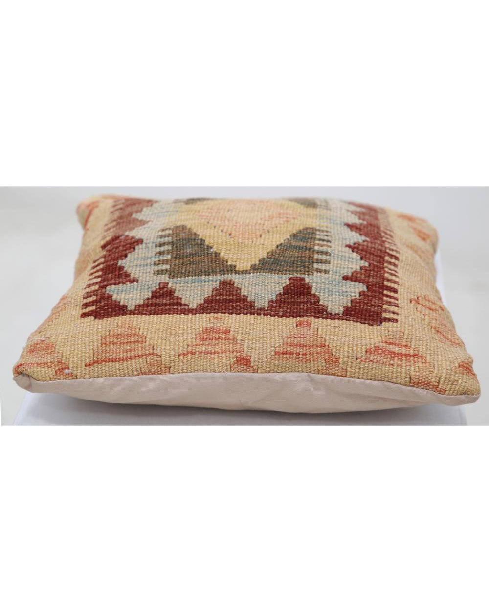Hand Woven Tribal  Wool Pillow - 1'5'' x 1'5''