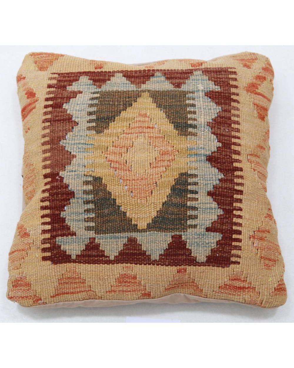 Hand Woven Tribal  Wool Pillow - 1'5'' x 1'5''