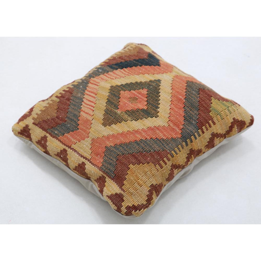 Hand Woven Tribal  Wool Pillow - 1'5'' x 1'5''
