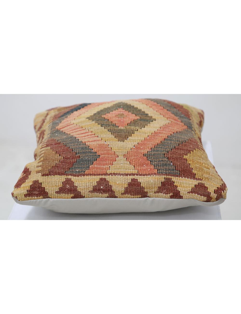 Hand Woven Tribal  Wool Pillow - 1'5'' x 1'5''