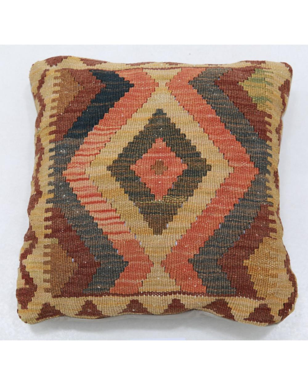 Hand Woven Tribal  Wool Pillow - 1'5'' x 1'5''