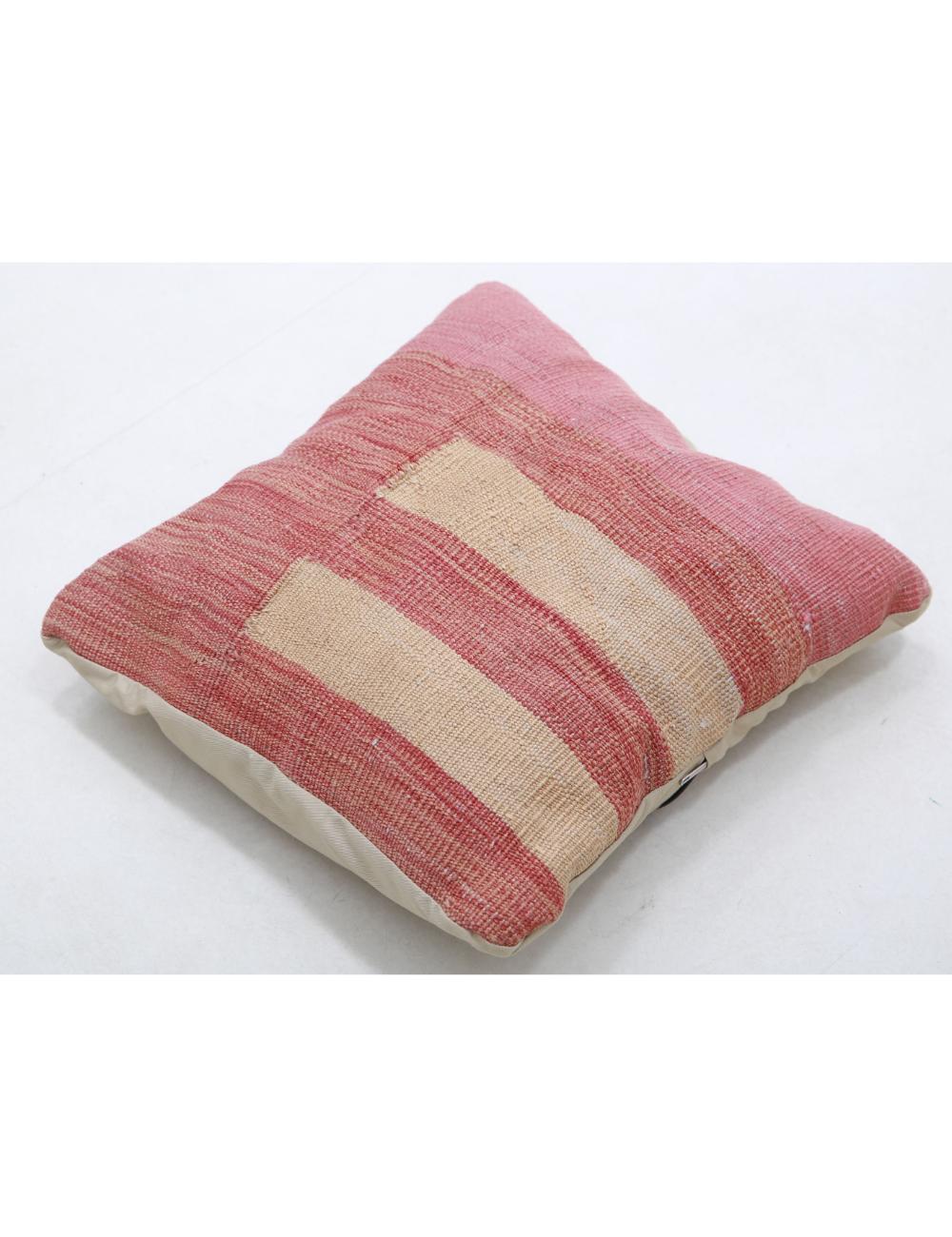 Hand Woven Tribal Multi Color Geometric Wool Pillow - 1'5'' x 1'5'' Arteverk Arteverk Rugs