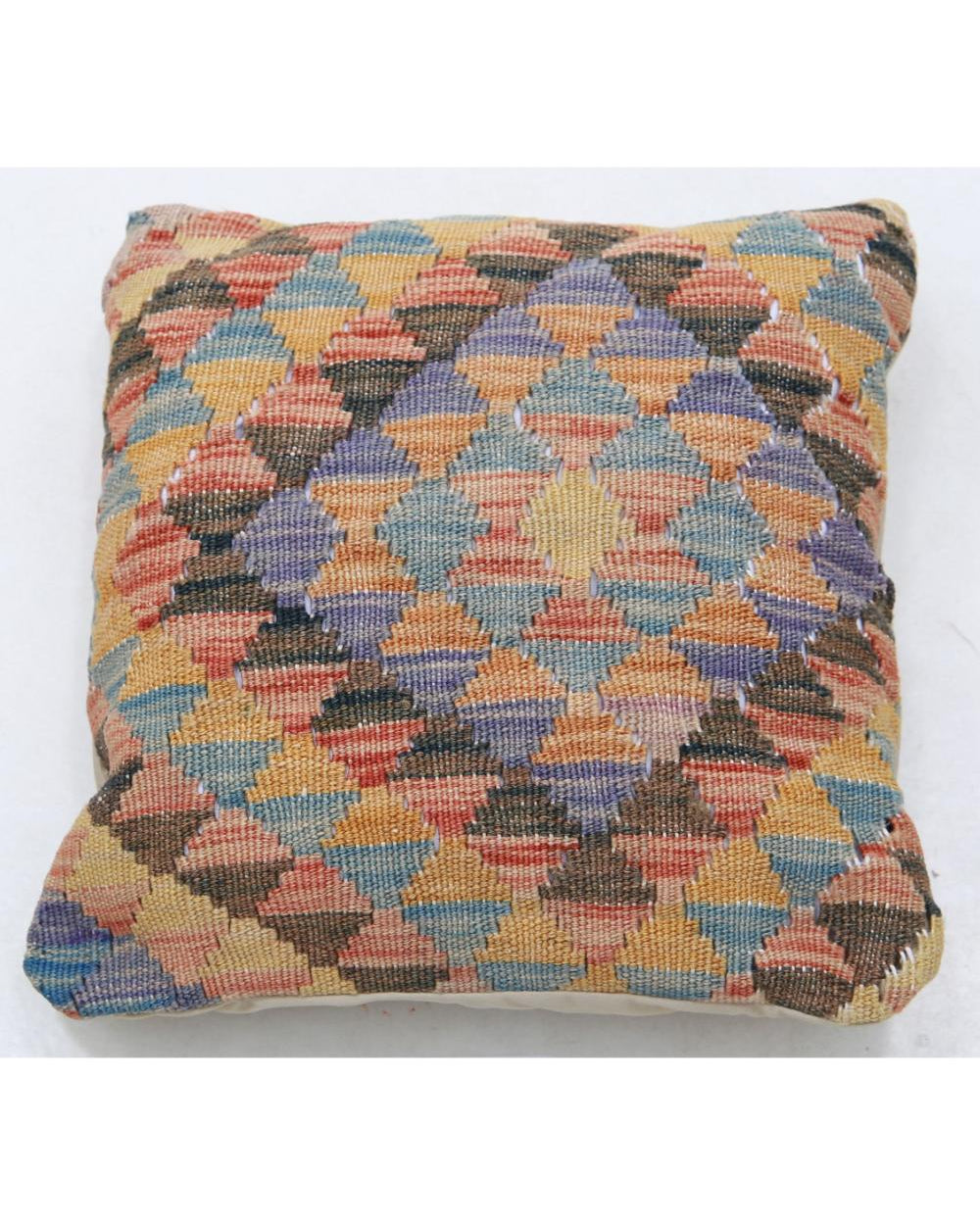 Hand Woven Tribal  Wool Pillow - 1'5'' x 1'5''