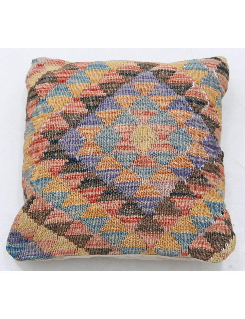 Hand Woven Tribal  Wool Pillow - 1'5'' x 1'5''