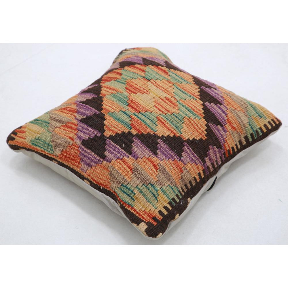 Hand Woven Tribal  Wool Pillow - 1'5'' x 1'5''