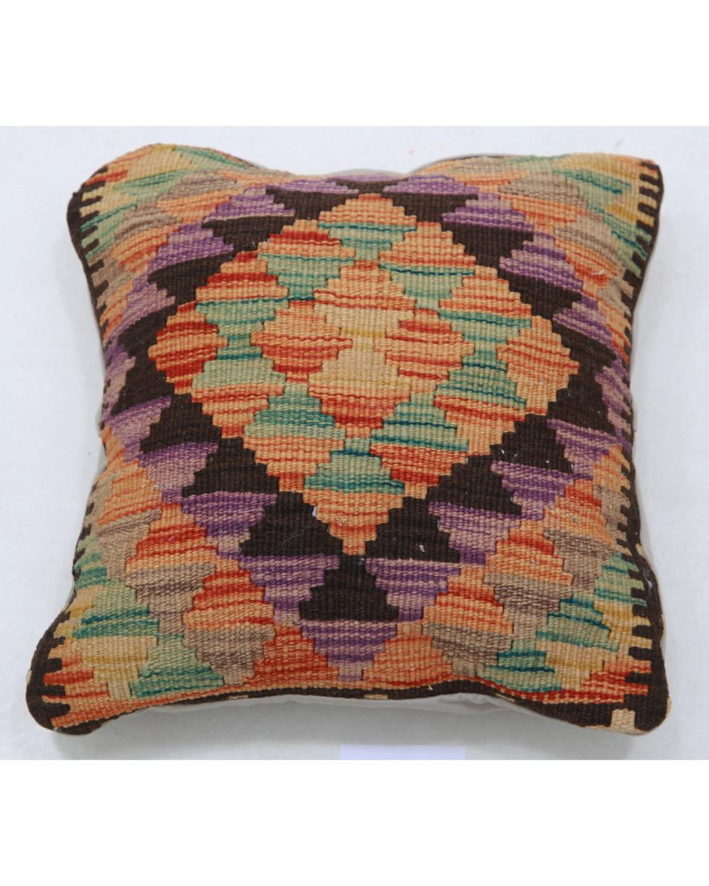 Hand Woven Tribal  Wool Pillow - 1'5'' x 1'5''
