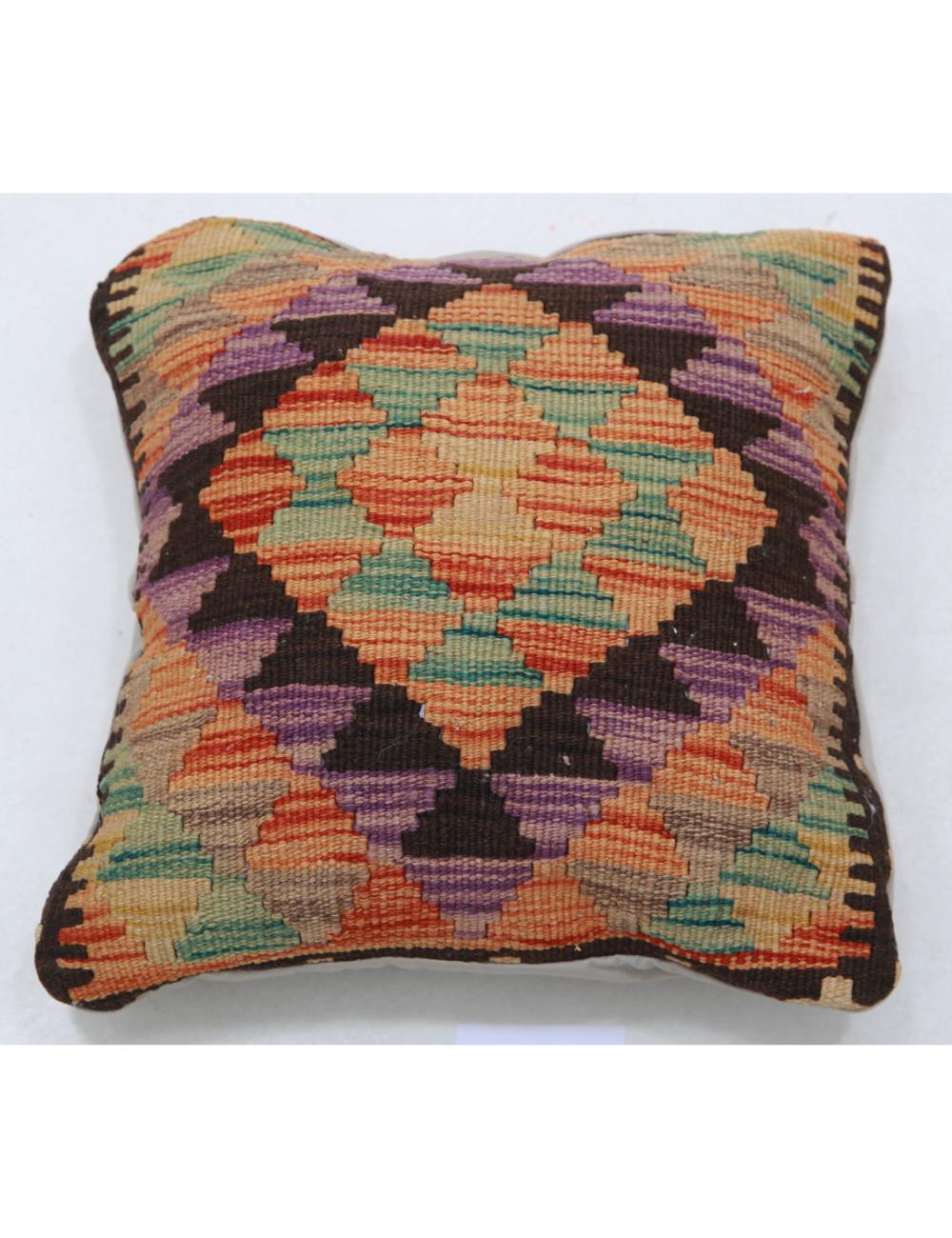 Hand Woven Tribal  Wool Pillow - 1'5'' x 1'5''