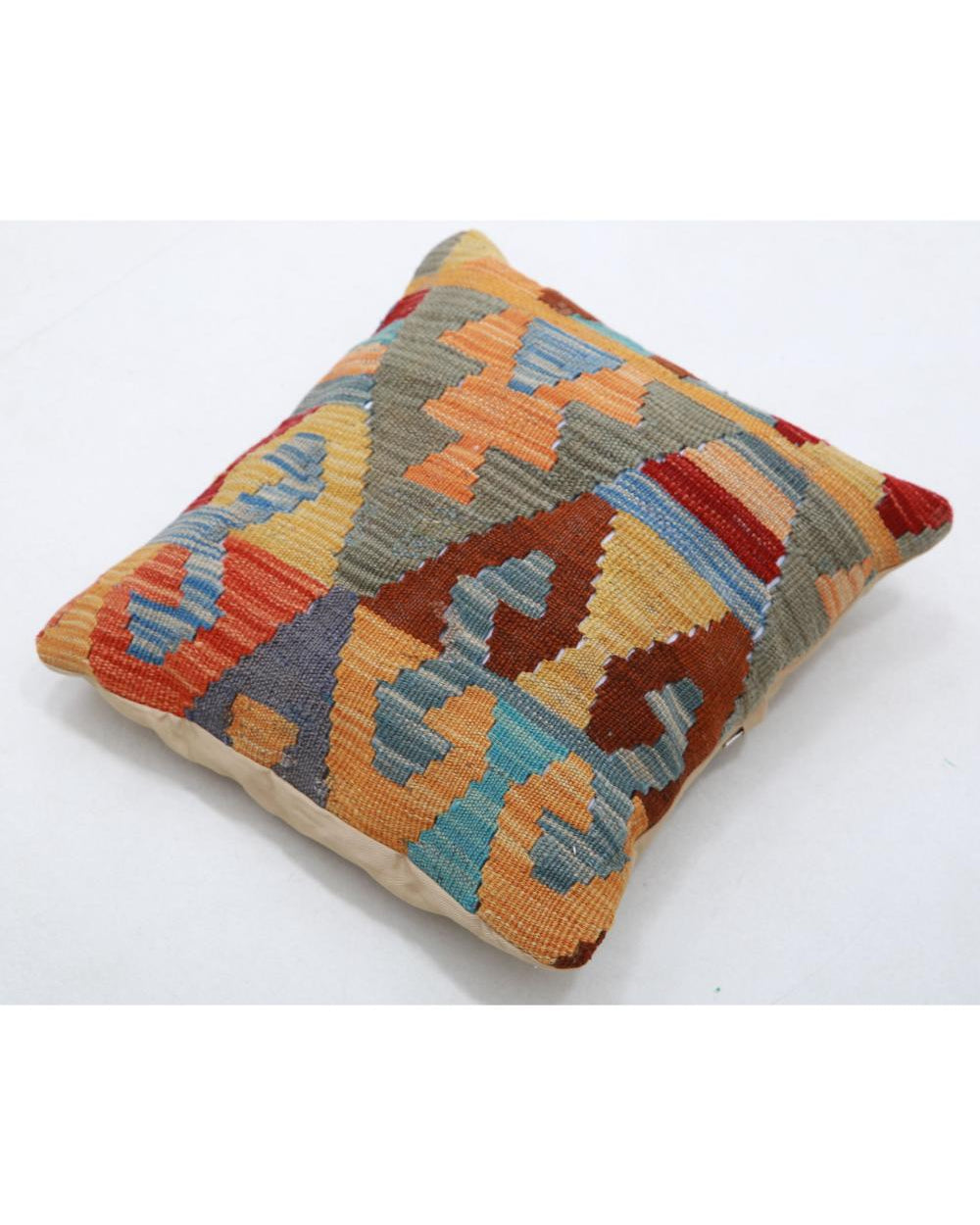 Hand Woven Tribal  Wool Pillow - 1'5'' x 1'5''