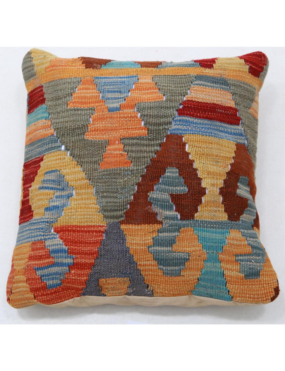 Hand Woven Tribal  Wool Pillow - 1'5'' x 1'5''