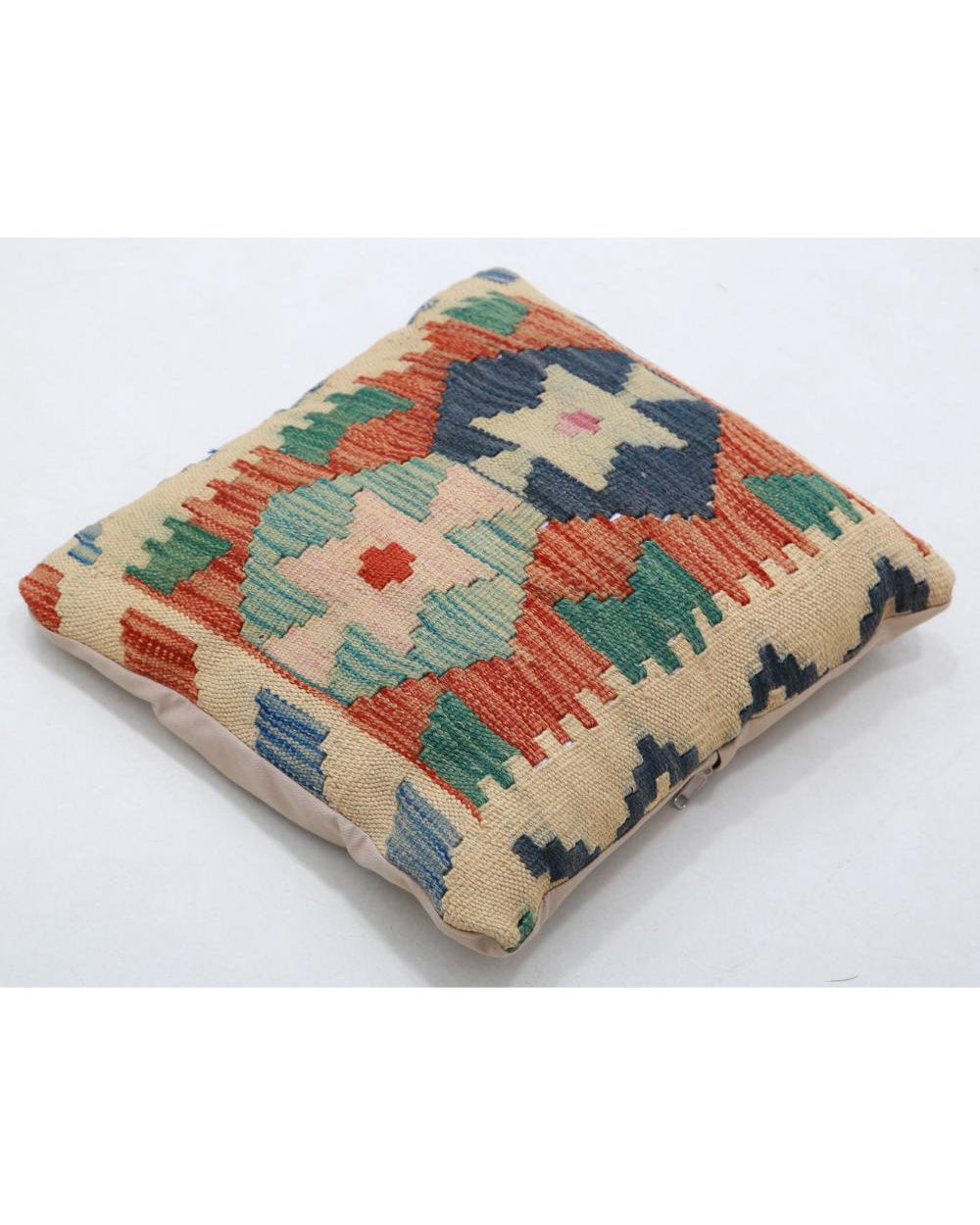 Hand Woven Tribal  Wool Pillow - 1'5'' x 1'5''