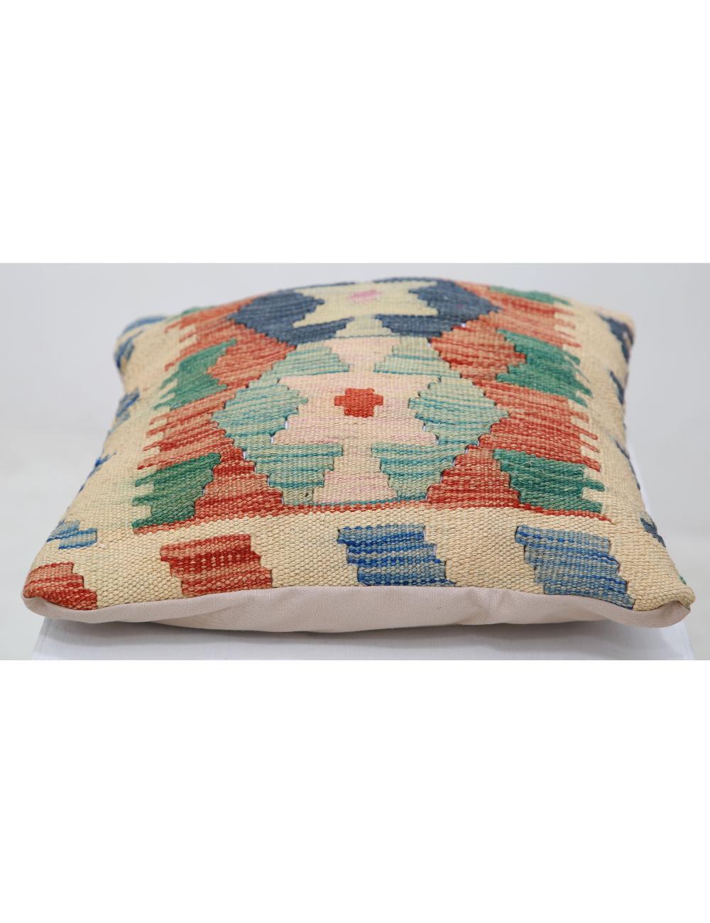 Hand Woven Tribal  Wool Pillow - 1'5'' x 1'5''