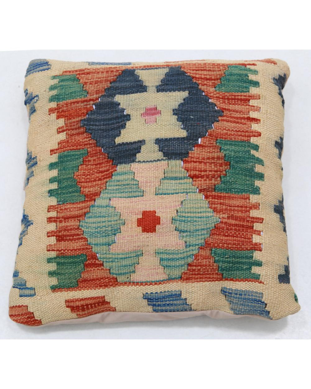 Hand Woven Tribal  Wool Pillow - 1'5'' x 1'5''